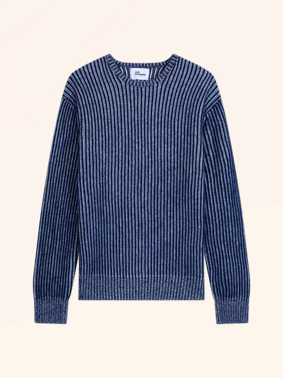 BENGAMIN pullover rundhalsausschnitt 6-fädig marineblau und elfenbein