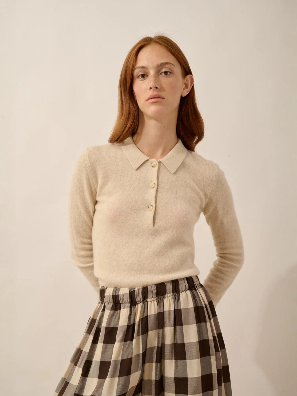 VIOLETTE poloshirt avoine
