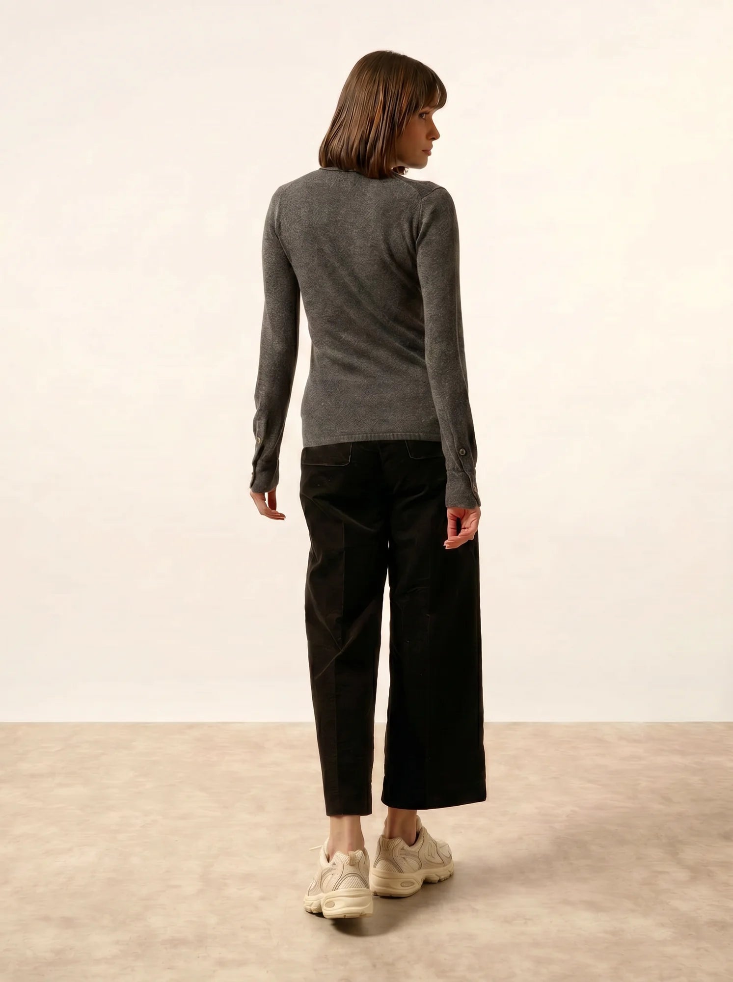 VIOLETTE poloshirt anthrazit meliert