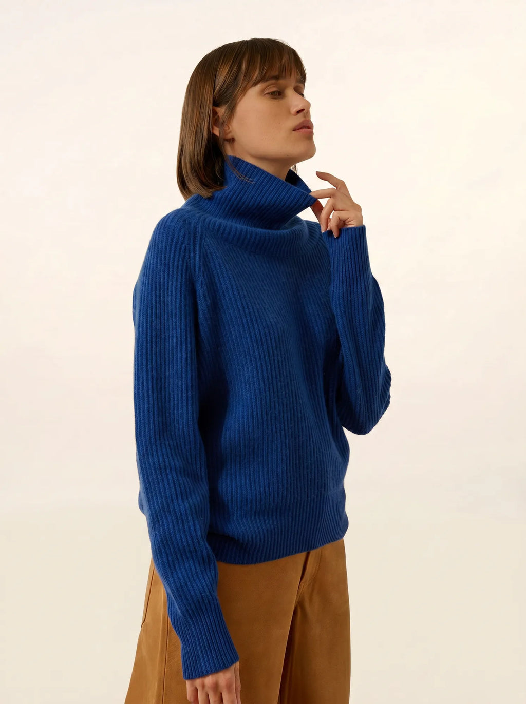 TAYLOR pullover stehkragen 4-fädig ultramarin