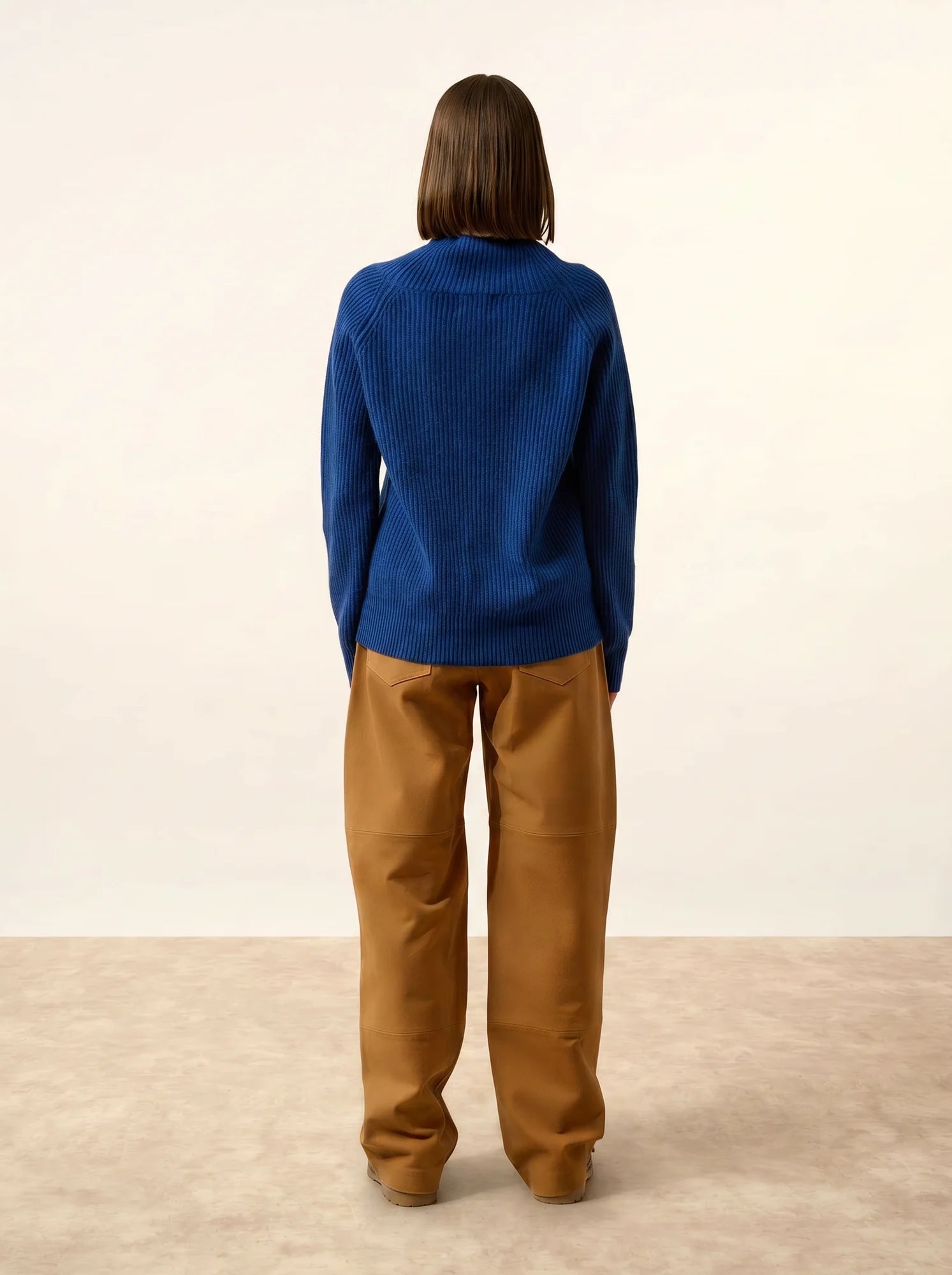 TAYLOR pullover stehkragen 4-fädig ultramarin
