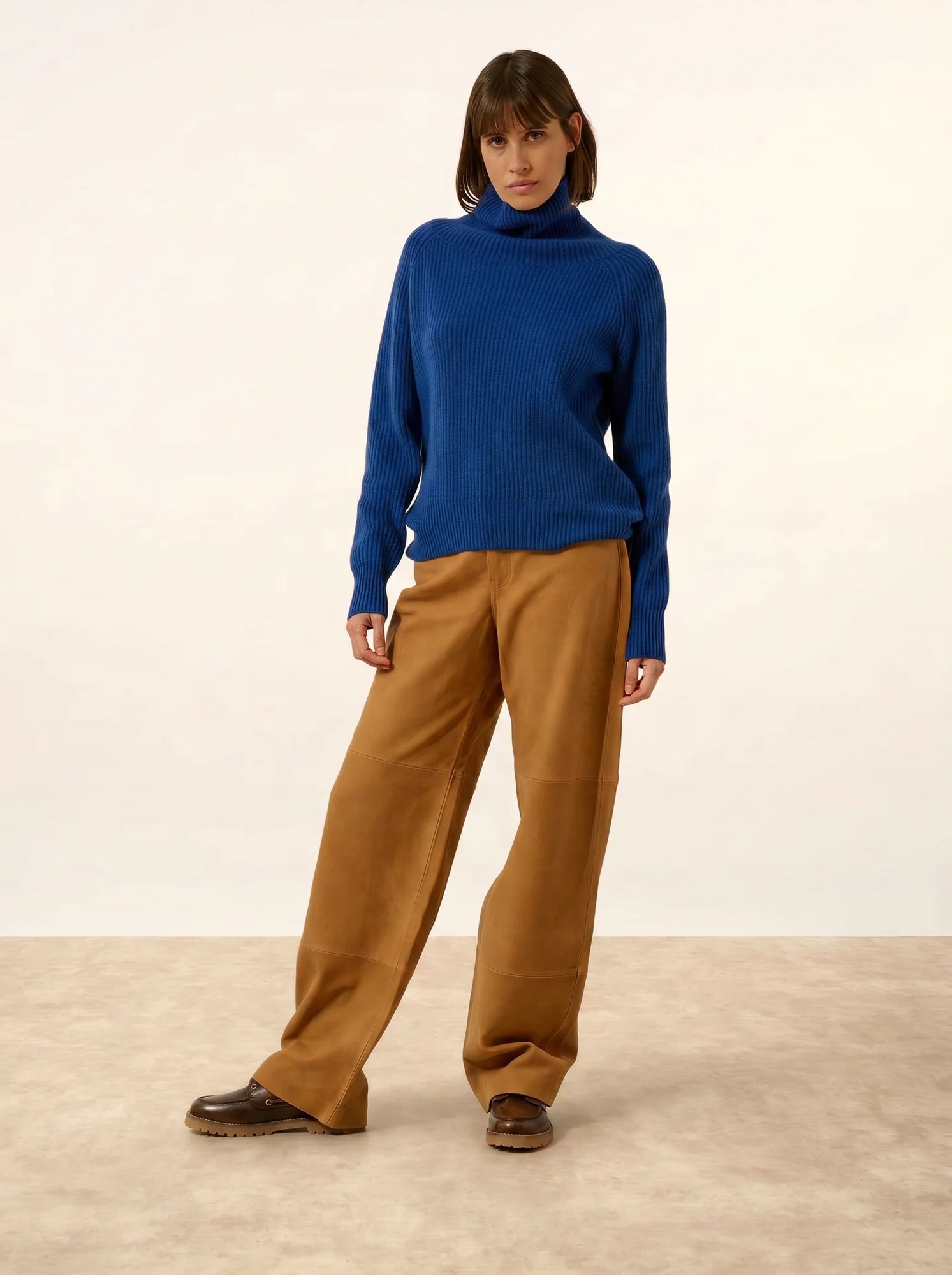 TAYLOR pullover stehkragen 4-fädig ultramarin