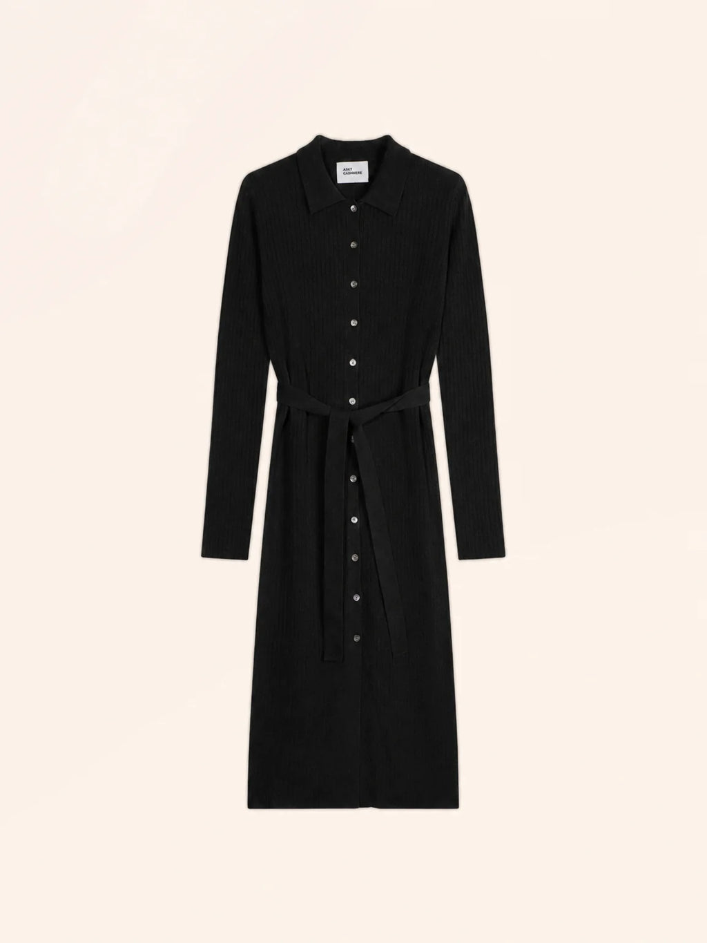 DORY kleid polokragen schwarz