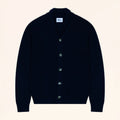 PAUL Cardigan Col Châle 4 Fils Bleu Marine