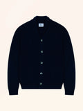 PAUL Cardigan Col Châle 4 Fils Bleu Marine