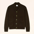 PAUL Cardigan Col Châle 4 Fils Choco
