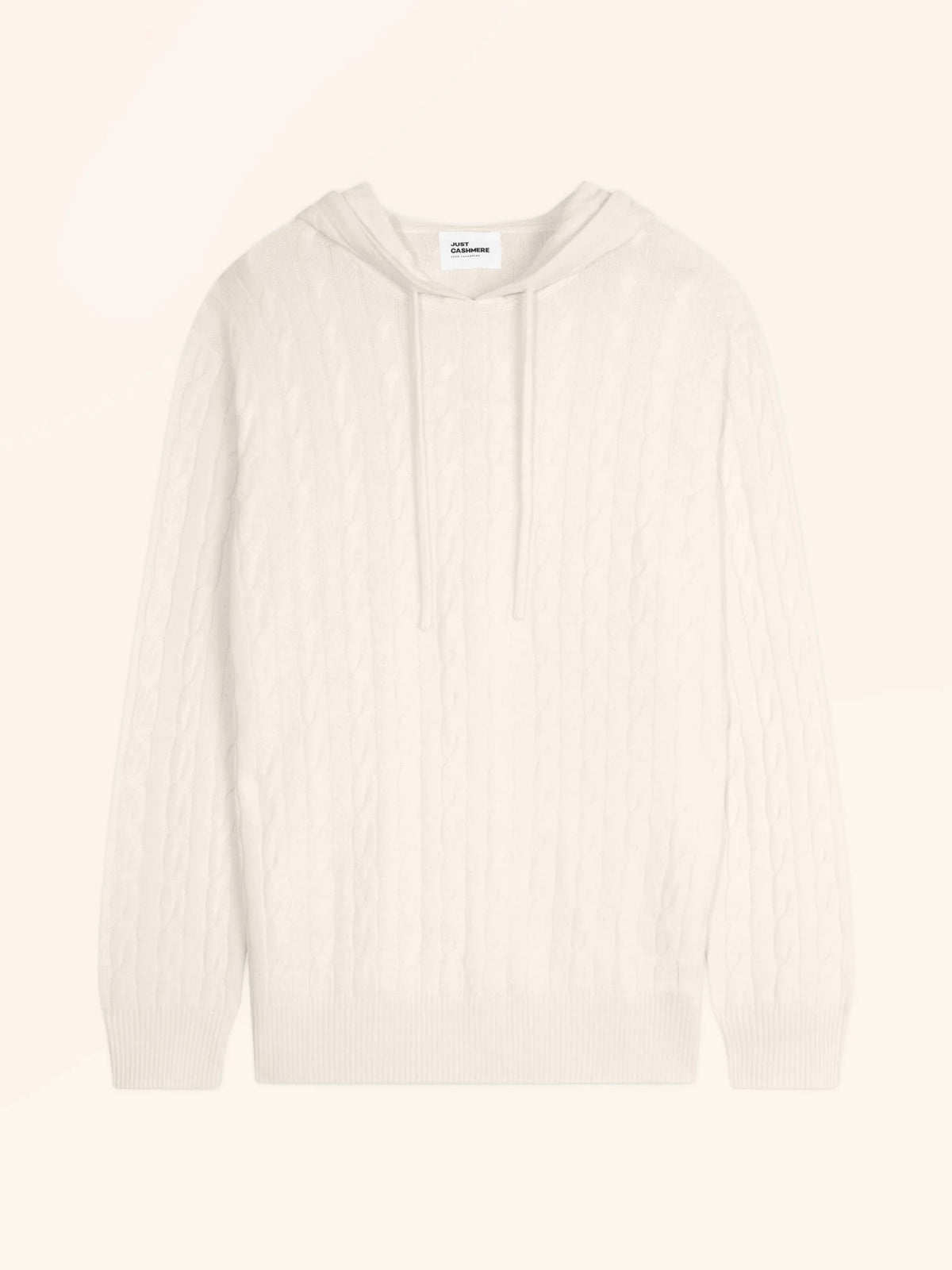 WILLIAM Pullover mit Kapuze Elfenbein