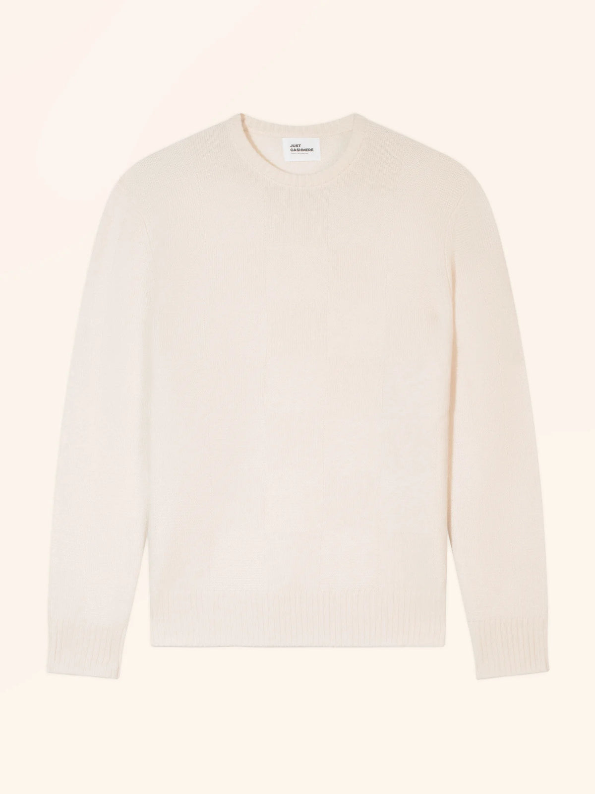 THALEN pull col rond 4 fils neige
