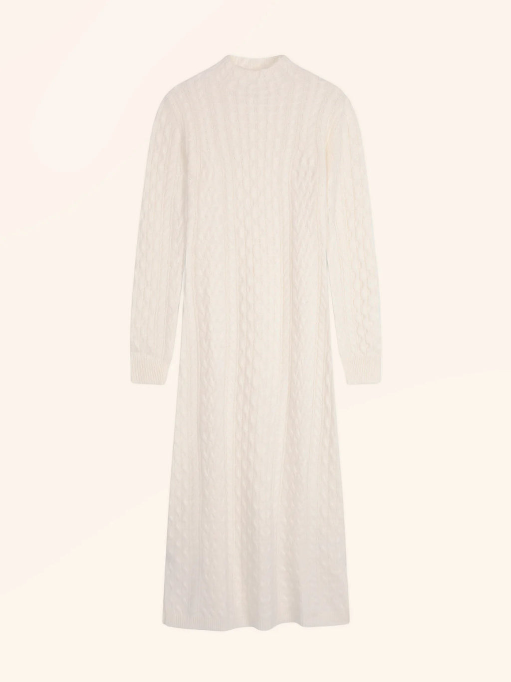 MIKO kleid stehkragen 4-fädig schnee
