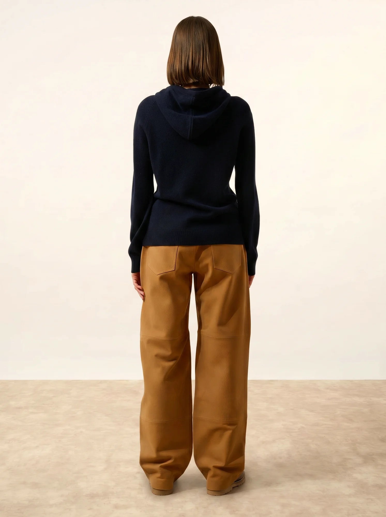 RAWA pullover mit kapuze marineblau