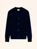 MIKE strickjacke v-ausschnitt marineblau