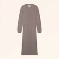 HELENA Robe Col Rond Caribou Chiné