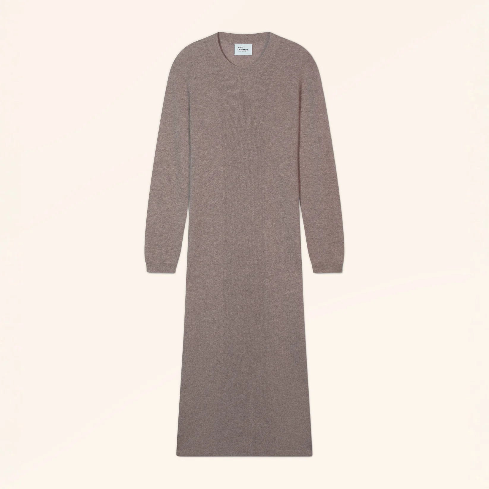 HELENA Robe Col Rond Caribou Chiné