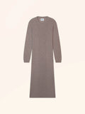 HELENA Robe Col Rond Caribou Chiné