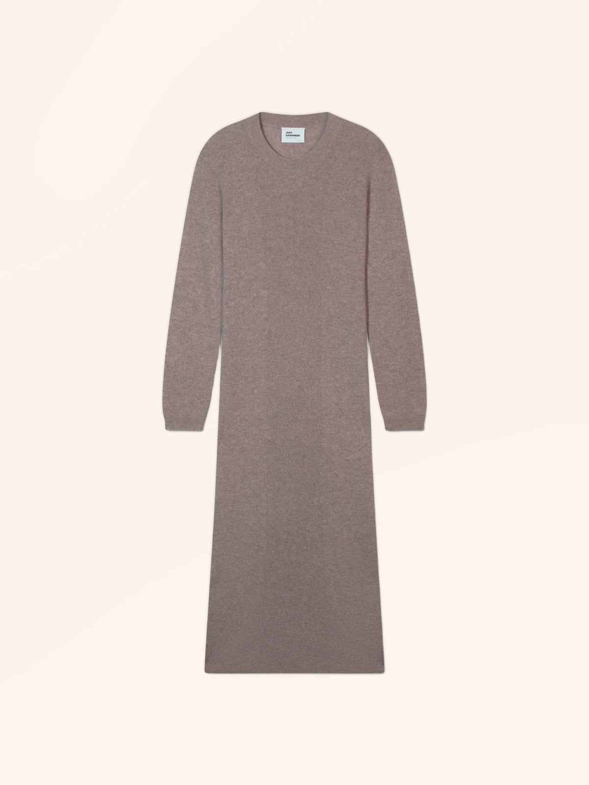 HELENA Robe Col Rond Caribou Chiné