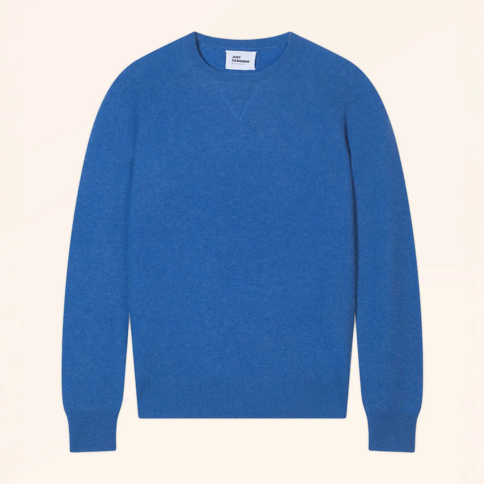 DARLA Pull Col Rond Bleu Électrique