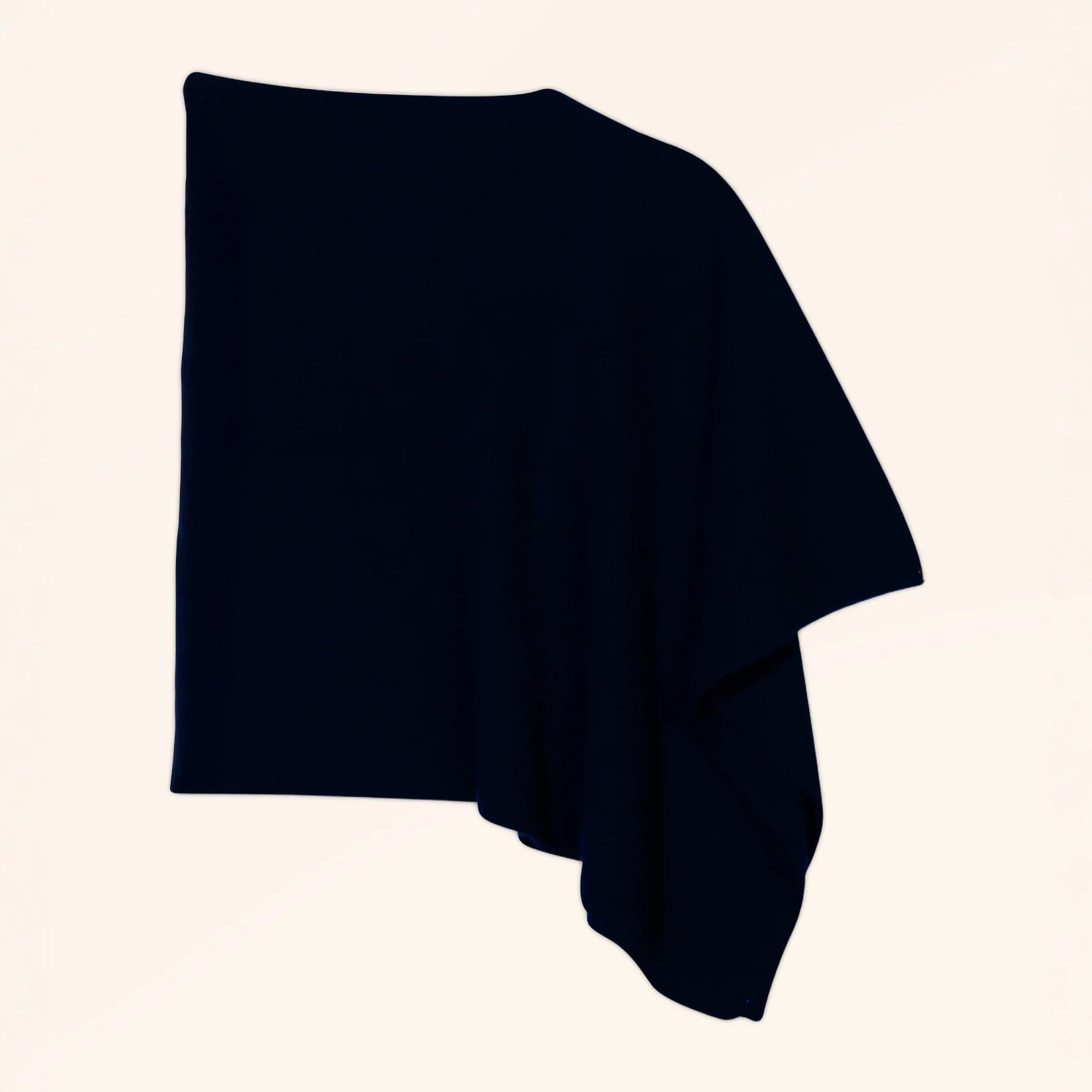 JASMINE Poncho 4 Fils Bleu Marine