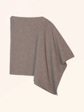 JASMINE Poncho 4 Fils Caribou Chiné
