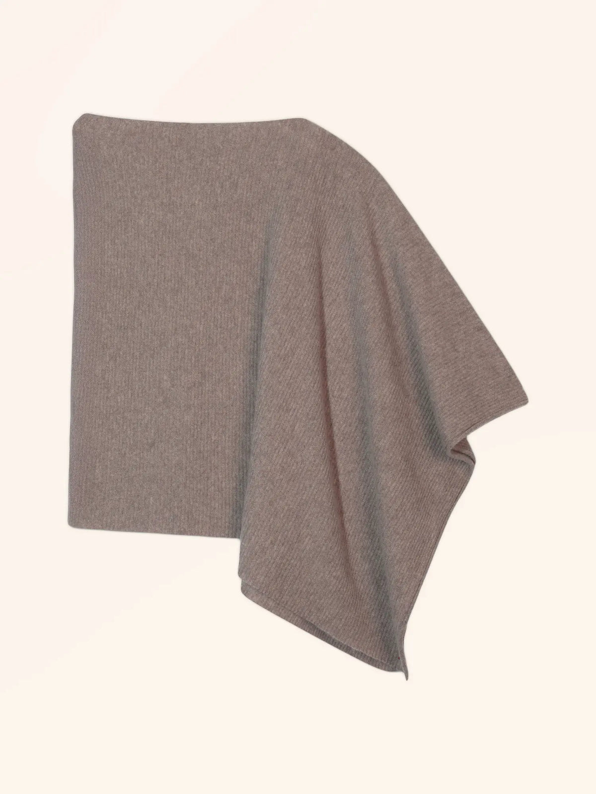JASMINE Poncho 4 Fils Caribou Chiné