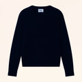 JESSICA Pull Col Rond Bleu Marine