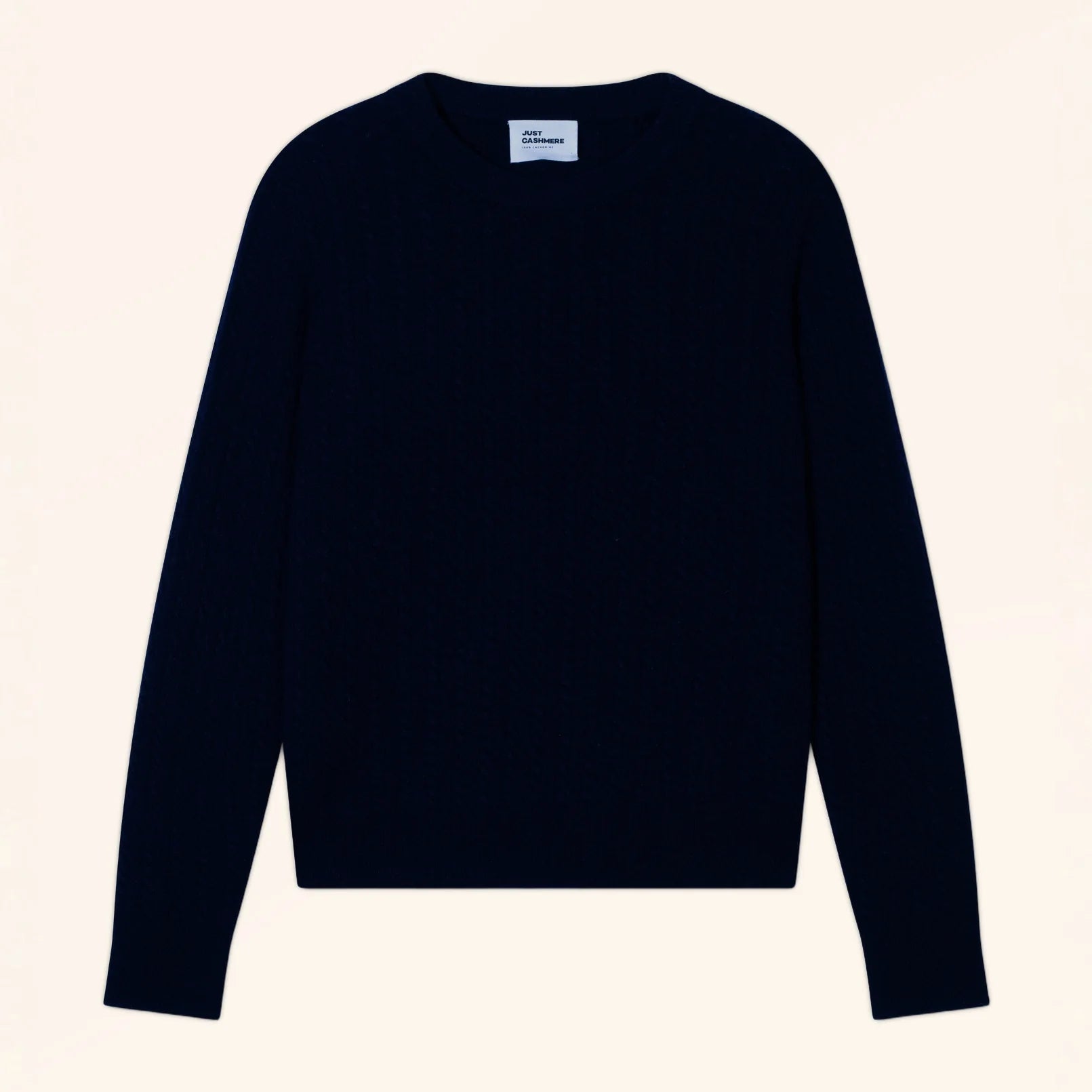 JESSICA Pull Col Rond Bleu Marine