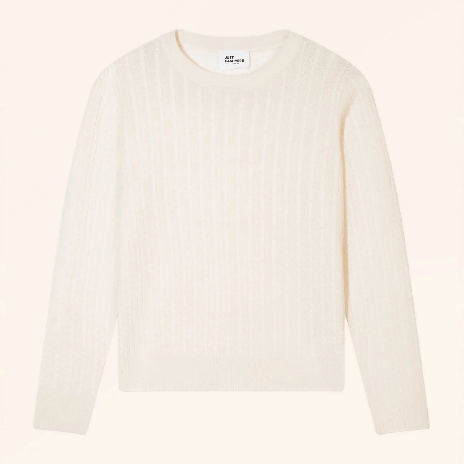JESSICA Pull Col Rond Ivoire