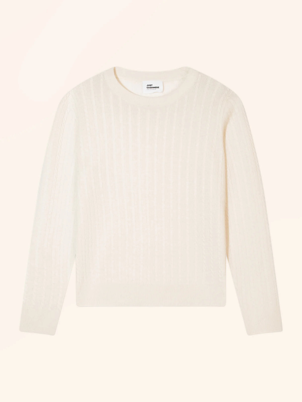 JESSICA Pull Col Rond Ivoire