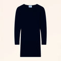 ANJA Robe Col V Bleu Marine