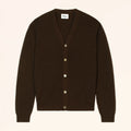 ALLEH Cardigan Col V Choco