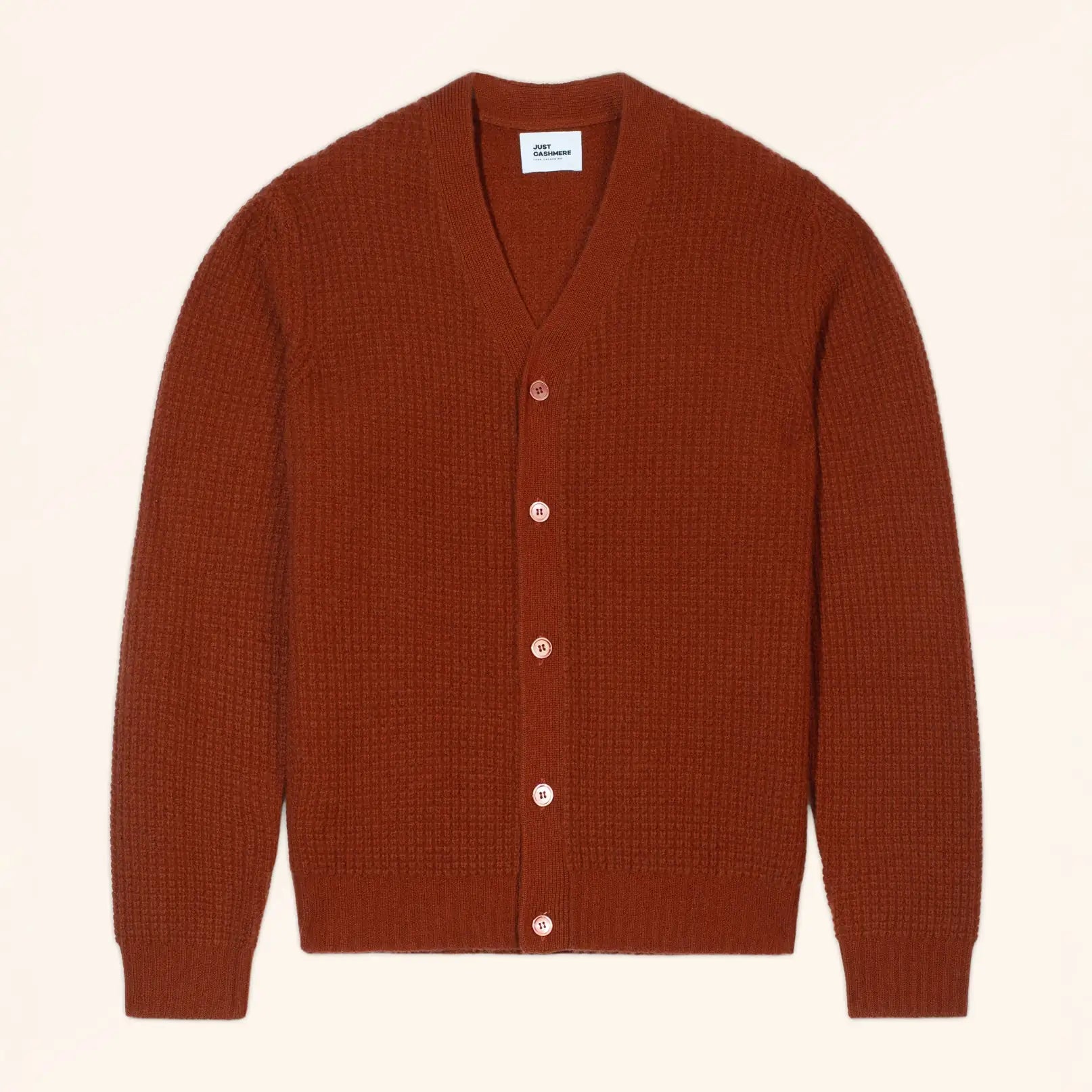 MYKE Cardigan Col V 4 Fils Écureuil