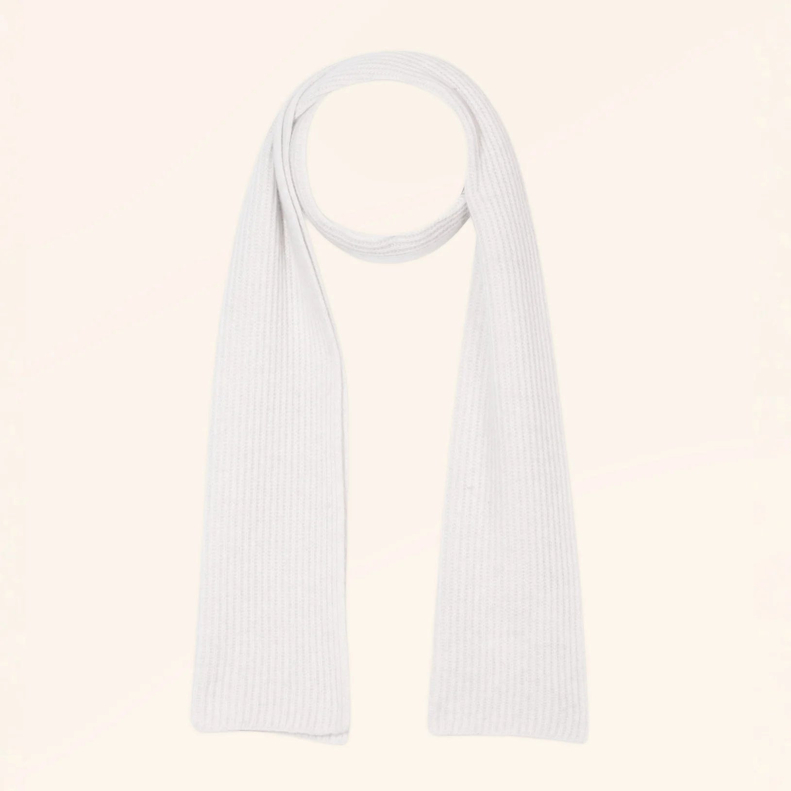 RORY Écharpe 4 Fils Blanc Chiné