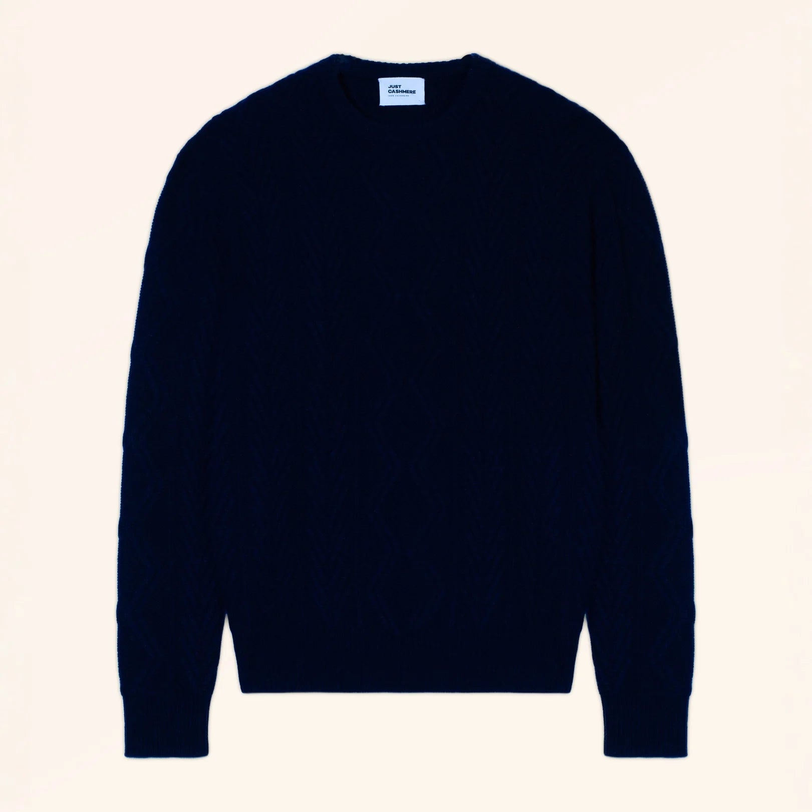 BEN Pull Col Rond 6 Fils Bleu Marine