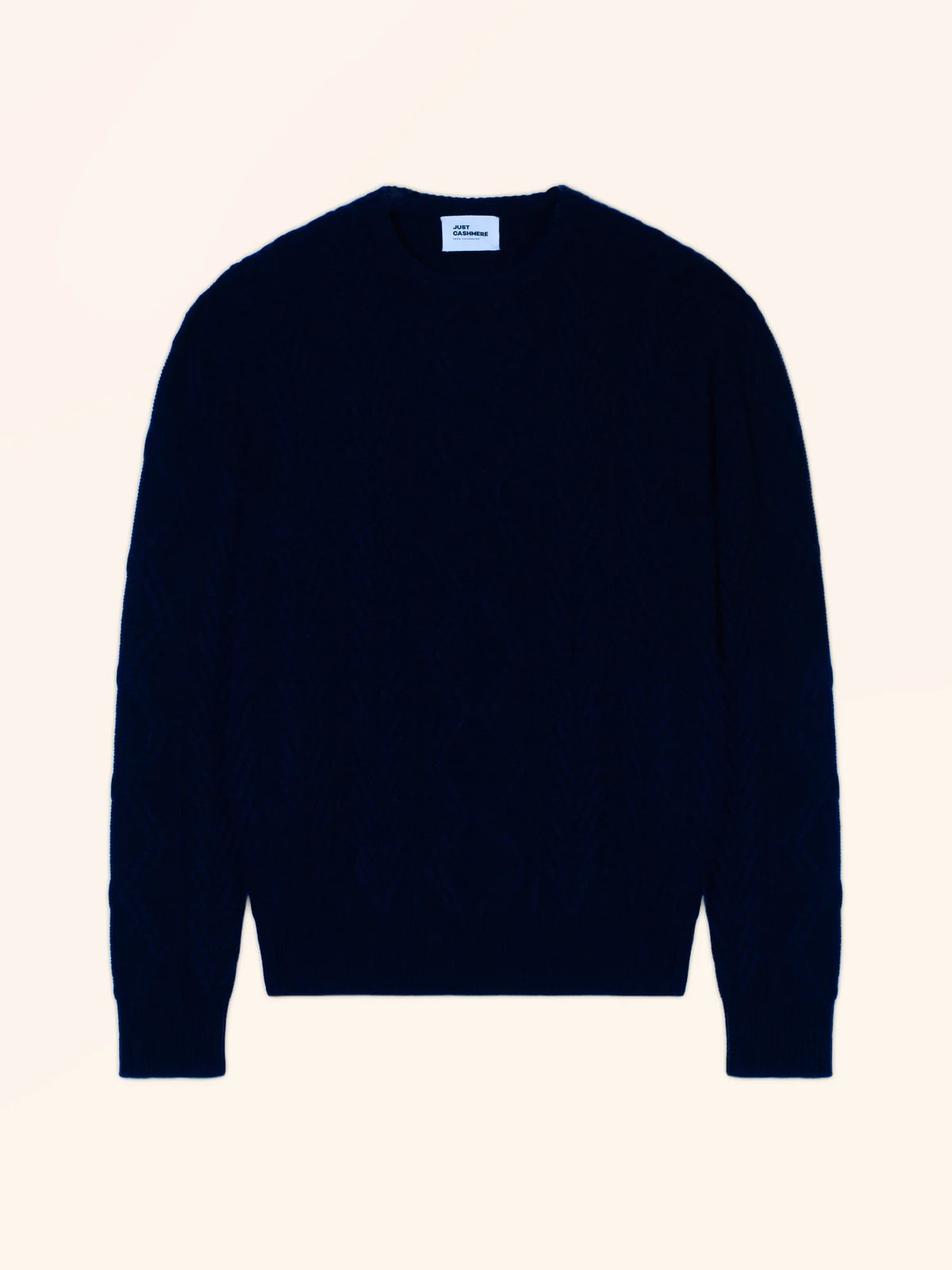 BEN Pullover Rundhalsausschnitt 6-fädig Marineblau