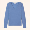 MONIC Pull Col V Ciel