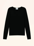 MONIC Pullover V-Ausschnitt Schwarz