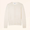 ALEXA Cardigan Col Rond Ivoire