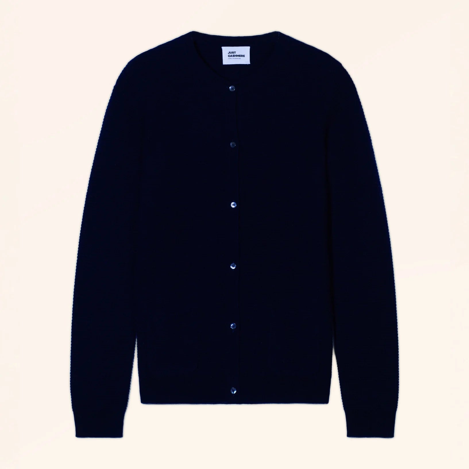 ALEXA Cardigan Col Rond Bleu Marine