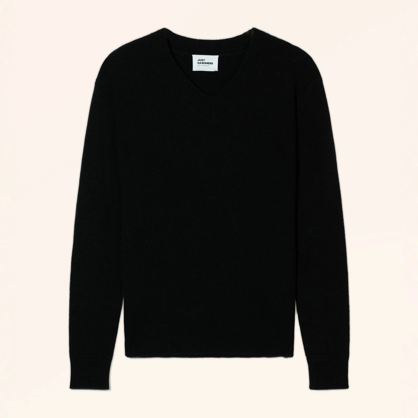 LUISA Pull Col V 4 Fils Noir