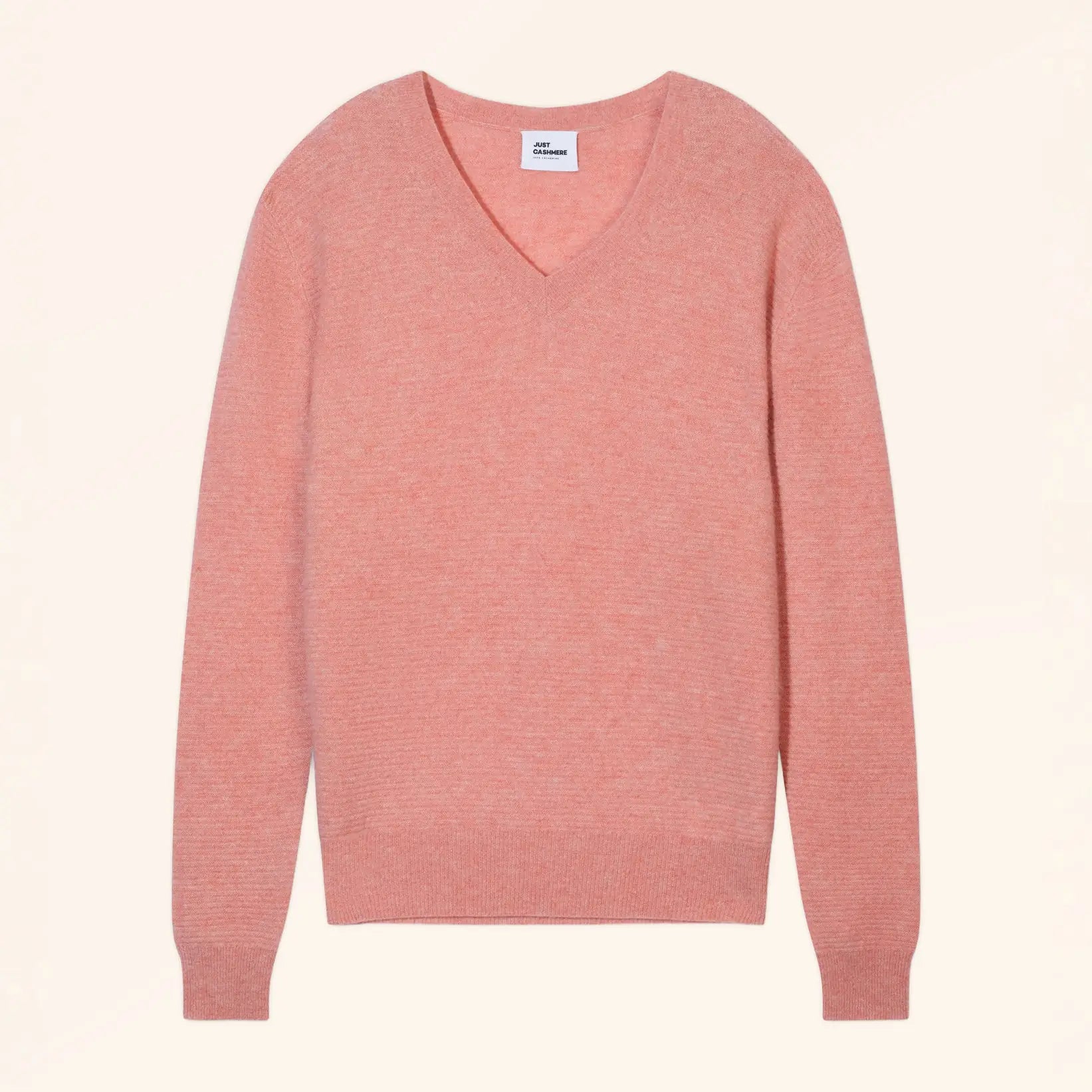 AUGUSTA Pull Col V Corail Chiné