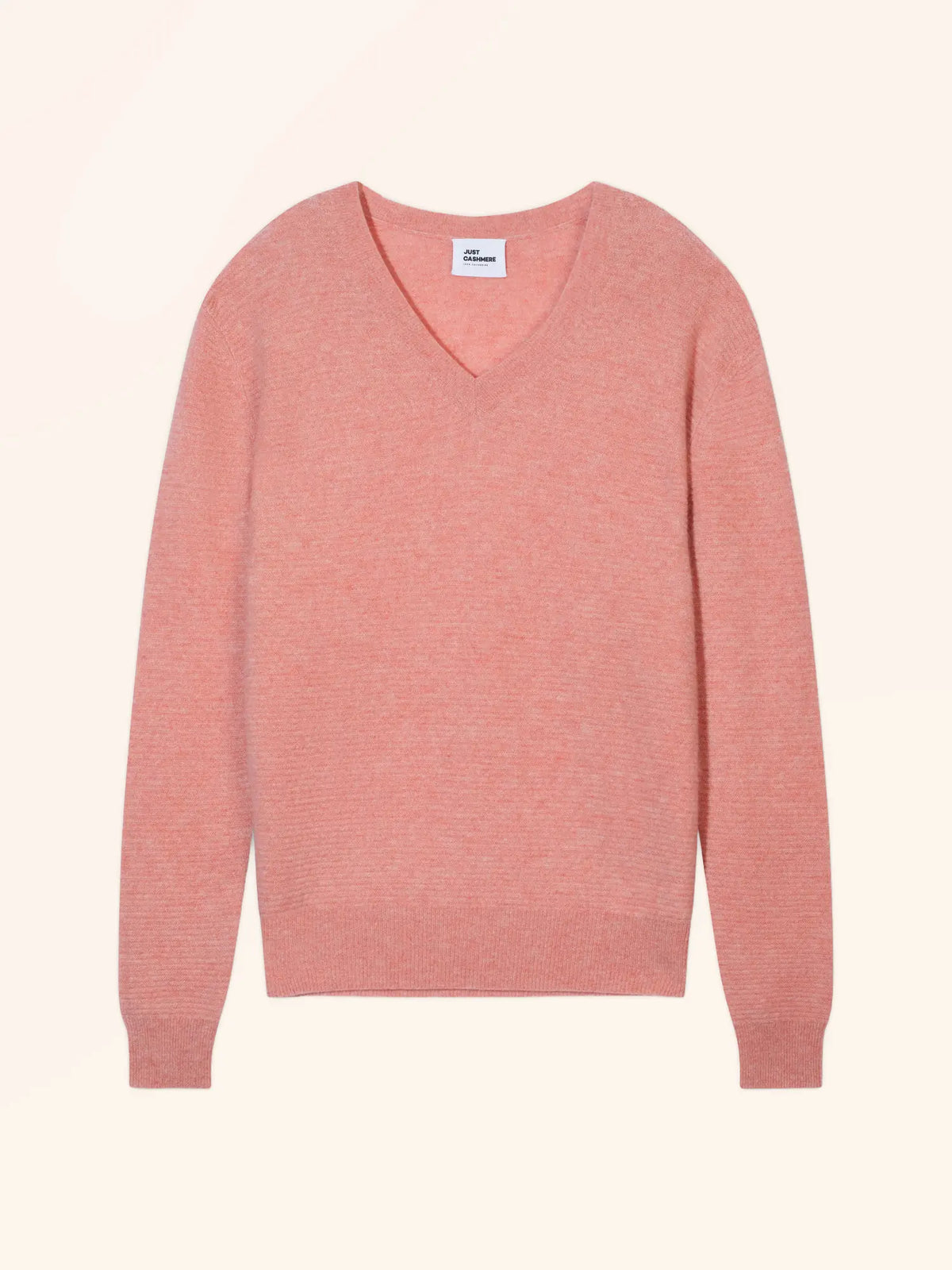 AUGUSTA Pull Col V Corail Chiné