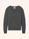 AUGUSTA Pull Col V Anthracite Chiné