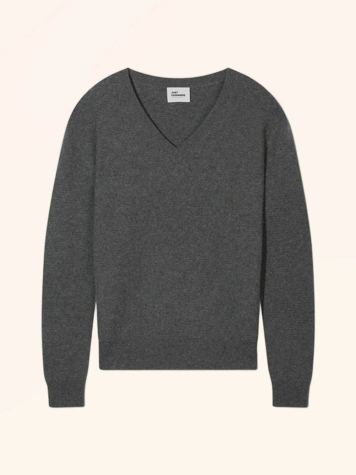 AUGUSTA Pull Col V Anthracite Chiné
