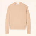 WILLEM Pull Col Rond Beige