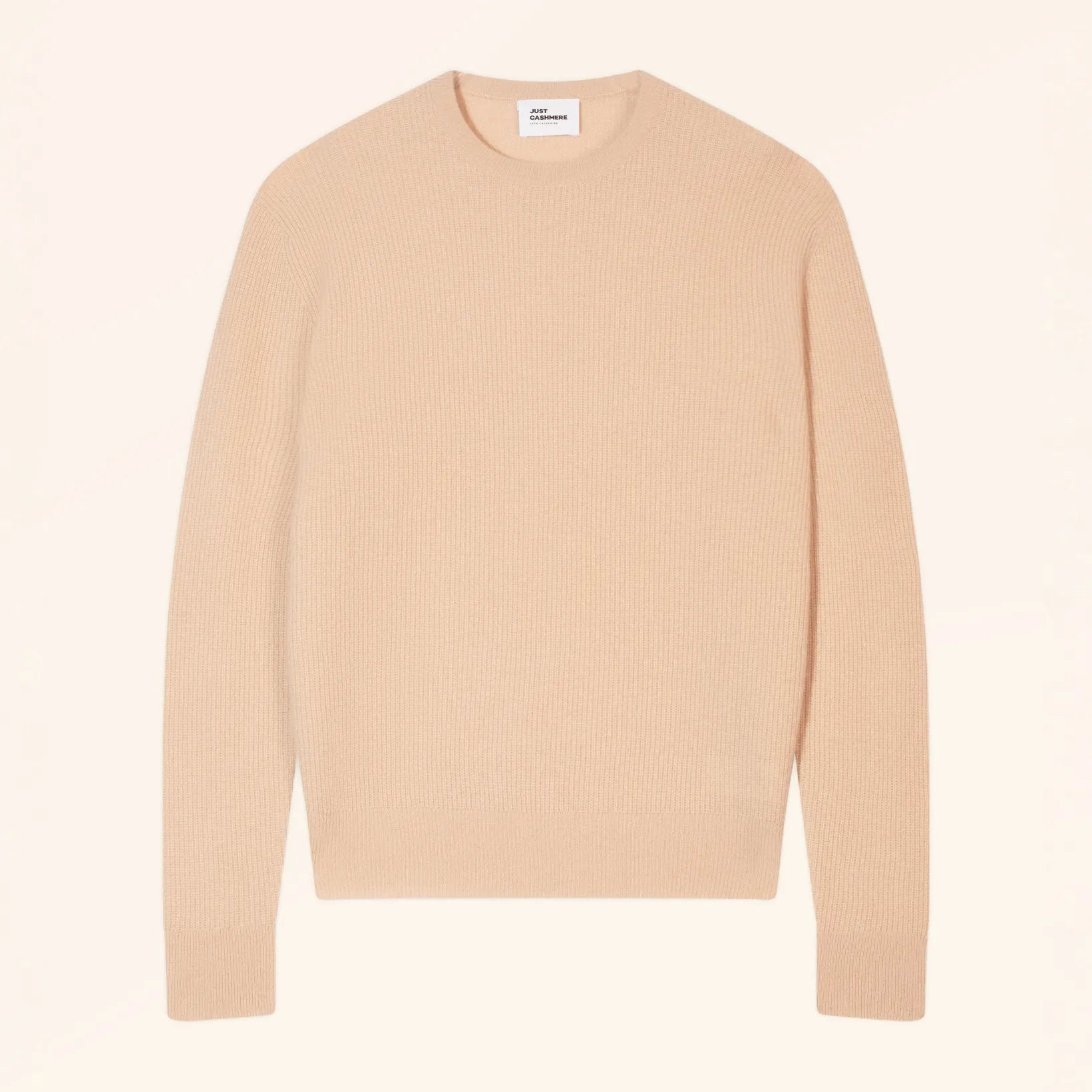 WILLEM Pull Col Rond Beige
