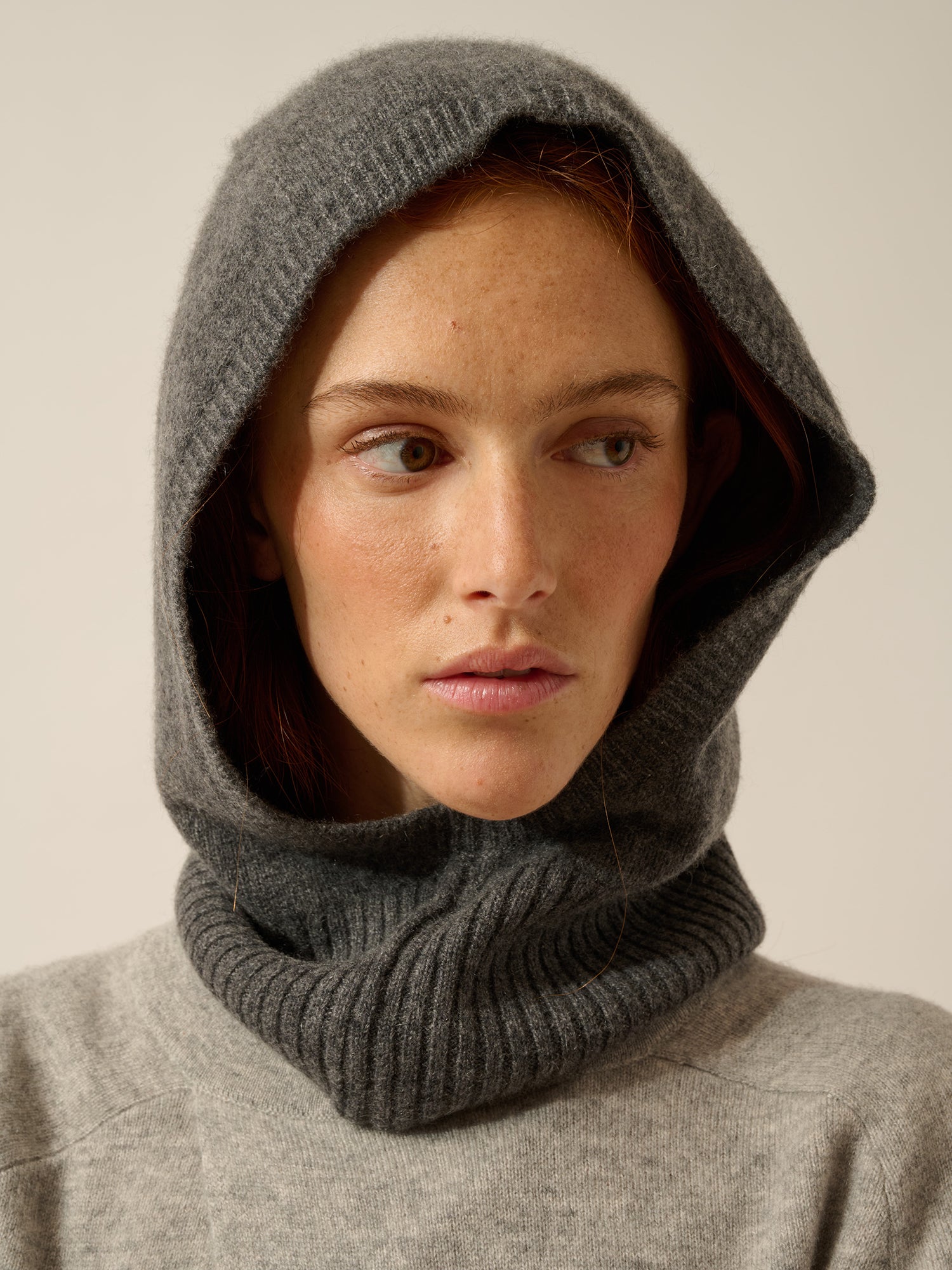 SERENA cagoule 4 fils anthracite chiné