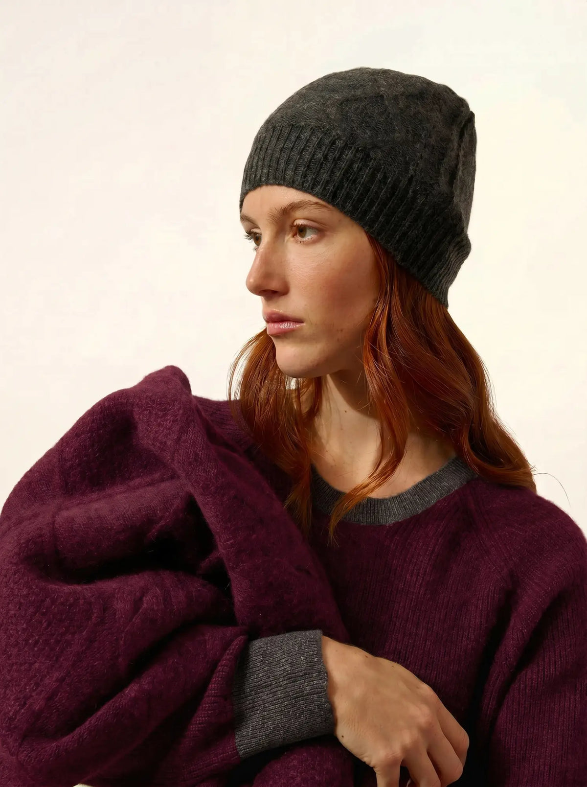FLAVIA bonnet 6 fils mûre