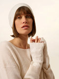 FAY fingerlose handschuhe 6-fädig schnee