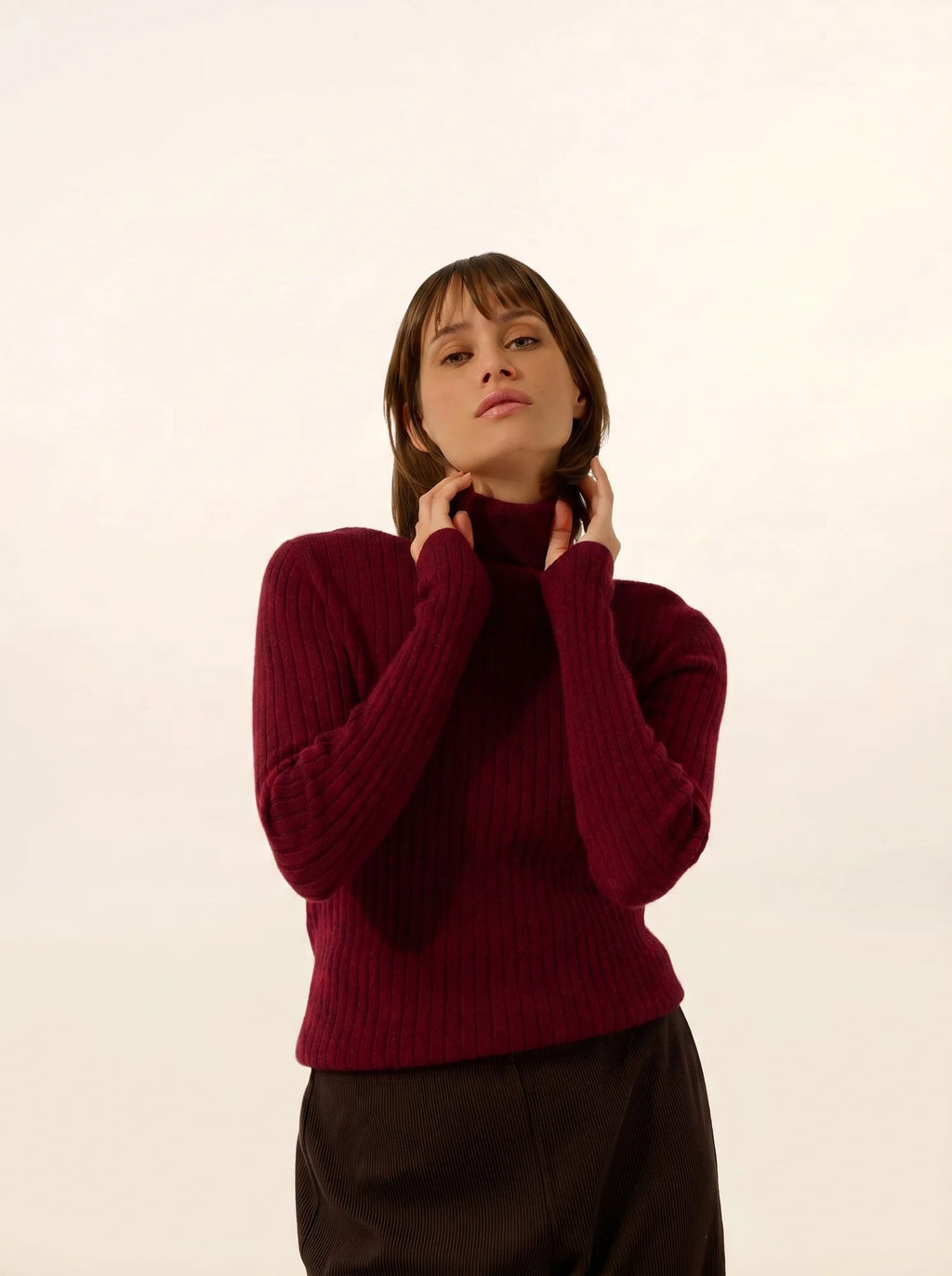 HYPNOS pullover rollkragen mûre