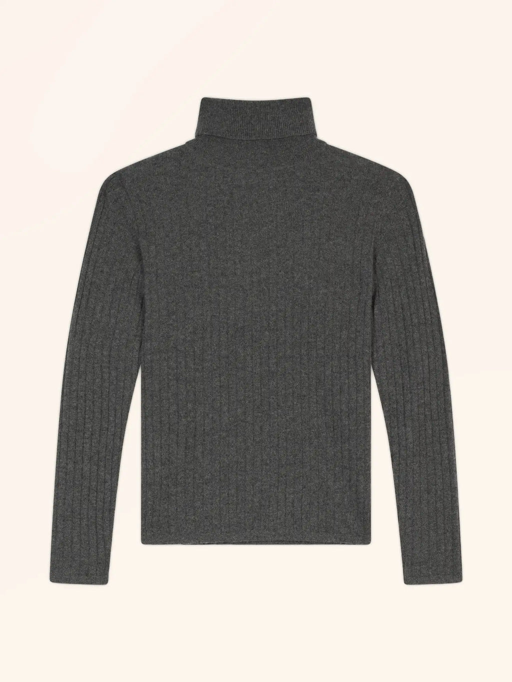 HYPNOS pull col roulé anthracite chiné