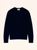 HESTIA Pullover Rundhalsausschnitt 8-fädig Marineblau